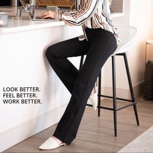 Betabrand Dress Pant Yoga Pant Bootcut Small